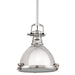 Hudson Valley - 2211-PN - One Light Pendant - Pelham - Polished Nickel