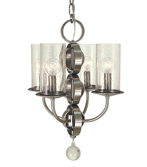 Framburg - 1043 BN - Four Light Chandelier - Compass - Brushed Nickel