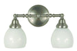 Framburg - 2428 BN - Two Light Wall Sconce - Sheraton - Brushed Nickel