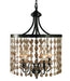 Framburg - 2485 MB - Five Light Chandelier - Naomi - Mahogany Bronze