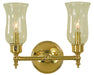 Framburg - 2502 PB - Two Light Wall Sconce - Sheraton - Polished Brass