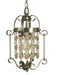 Framburg - 2921 BN - One Light Mini Chandelier - Naomi - Brushed Nickel