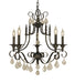 Framburg - 2975 MB - Six Light Chandelier - Liebestraum - Mahogany Bronze