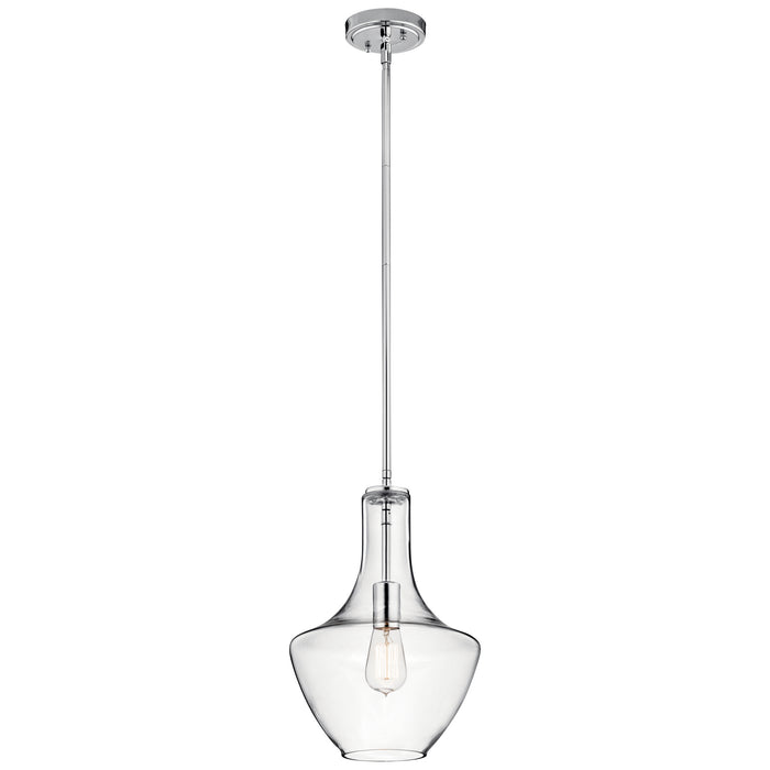 Kichler - 42141CHCLR - One Light Pendant - Everly - Chrome