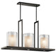 Kichler - 42548OZ - Three Light Linear Chandelier - Triad - Olde Bronze