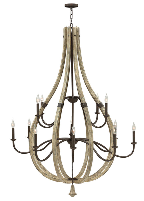 Fredrick Ramond - FR40579IRR - LED Chandelier - Middlefield - Iron Rust