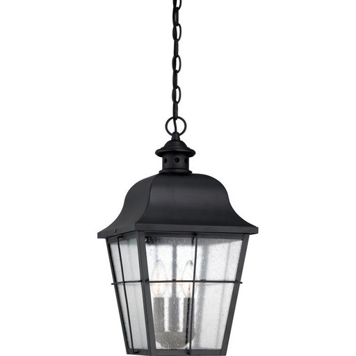 Quoizel - MHE1910K - Three Light Outdoor Hanging Lantern - Millhouse - Mystic Black