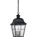 Quoizel - MHE1910K - Three Light Outdoor Hanging Lantern - Millhouse - Mystic Black