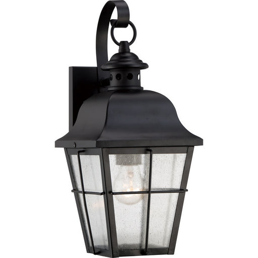 Quoizel - MHE8406K - One Light Outdoor Wall Lantern - Millhouse - Mystic Black