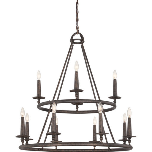 Quoizel - VYR5012ML - 12 Light Chandelier - Voyager - Malaga