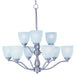 Maxim - 10066FTSN - Nine Light Chandelier - Stefan - Satin Nickel