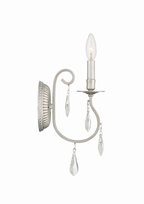 Crystorama - 5011-OS-CL-MWP - One Light Wall Sconce - Ashton - Olde Silver