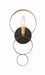 Crystorama - 581-EB-GA - One Light Wall Sconce - Luna - English Bronze / Antique Gold