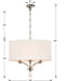 Crystorama - 8005-PN - Three Light Mini Chandelier - Mirage - Polished Nickel