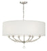 Crystorama - 8006-PN - Six Light Chandelier - Mirage - Polished Nickel