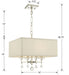 Crystorama - 8105-PN - Four Light Chandelier - Paxton - Polished Nickel