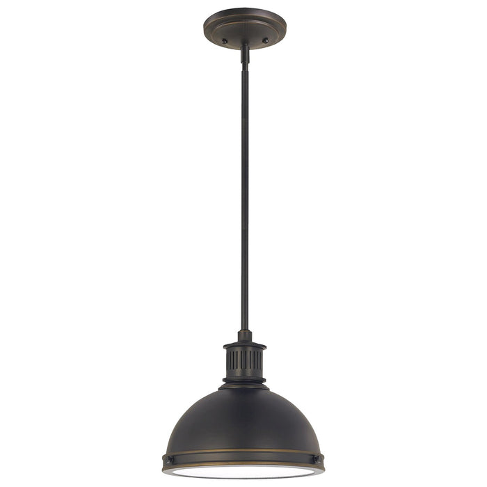 Generation Lighting. - 65085-715 - One Light Pendant - Pratt Street Metal - Autumn Bronze