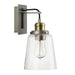 Capital Lighting - 3711GA-135 - One Light Wall Sconce - Fallon - Graphite and Aged Brass