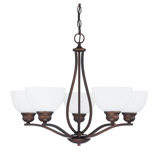 Capital Lighting - 4035BB-212 - Five Light Chandelier - Stanton - Burnished Bronze