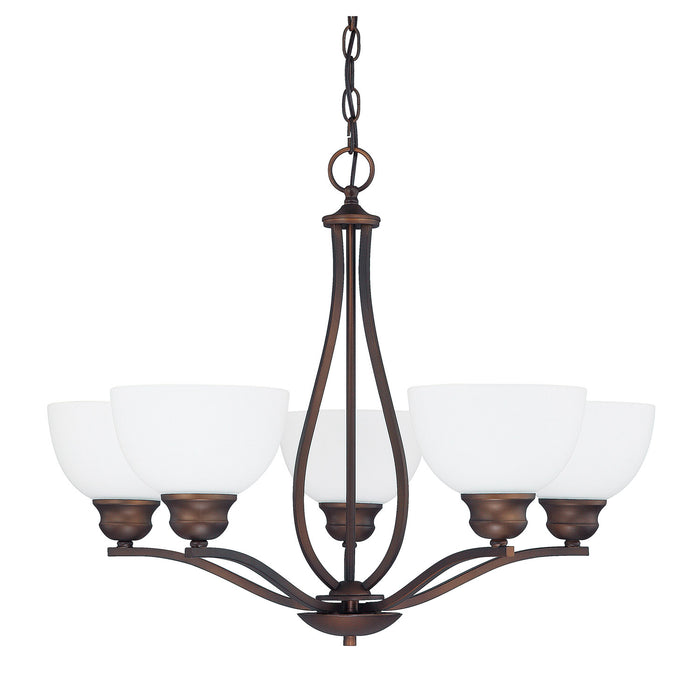 Capital Lighting - 4035BB-212 - Five Light Chandelier - Stanton - Burnished Bronze