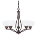 Capital Lighting - 4035BB-212 - Five Light Chandelier - Stanton - Burnished Bronze