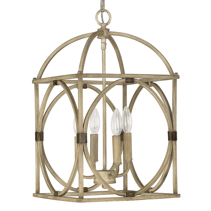 Capital Lighting - 4521FO - Four Light Foyer Pendant - Surrey - French Oak