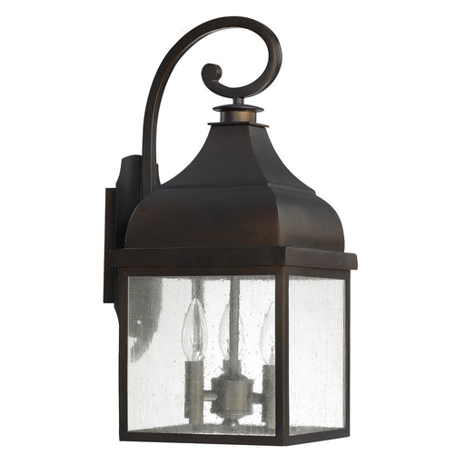 Capital Lighting - 9642OB - Three Light Outdoor Wall Lantern - Westridge - Old Bronze