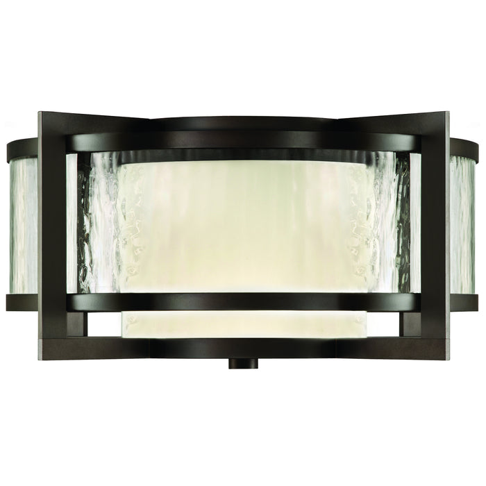 Fine Art - 817982ST - Two Light Outdoor Flush Mount - Singapore Moderne Outdoor - Bronze