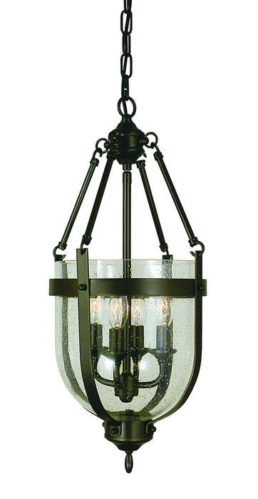 Framburg - 1014 MB - Four Light Chandelier - Hannover - Mahogany Bronze