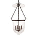 Hudson Valley - 255-OB-C1 - Four Light Pendant - Hampton - Old Bronze