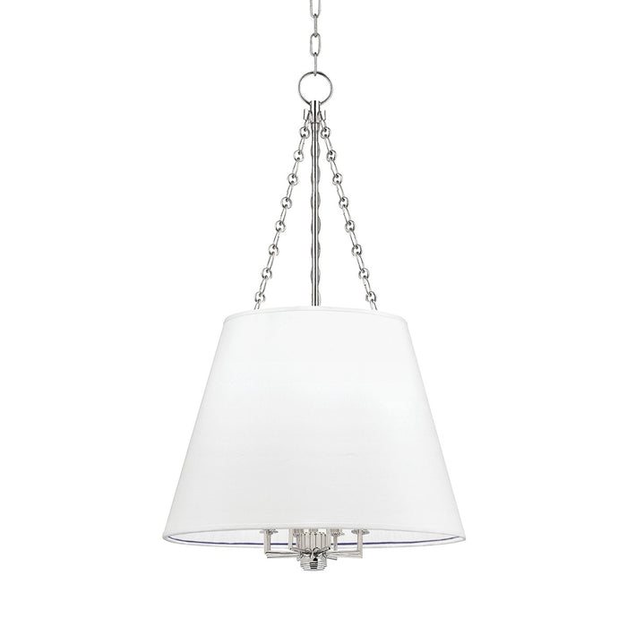 Hudson Valley - 6422-PN - Eight Light Pendant - Burdett - Polished Nickel