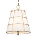 Hudson Valley - 9818-AGB - Three Light Pendant - Savona - Aged Brass