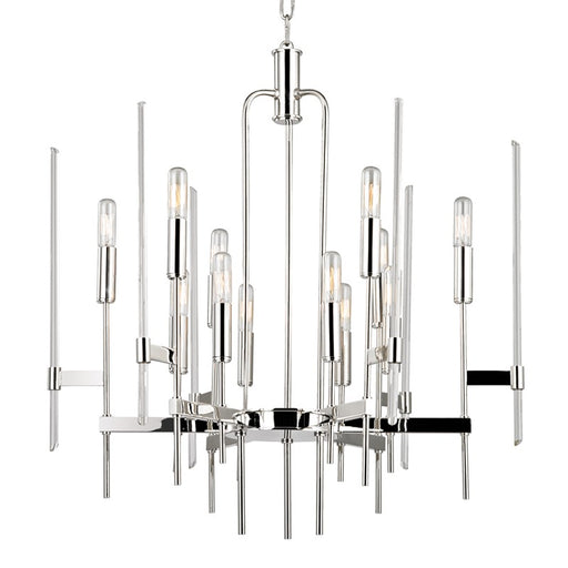 Hudson Valley - 9912-PN - 12 Light Chandelier - Bari - Polished Nickel