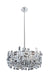 Allegri - 11197-010-FR001 - Six Light Pendant - Vermeer - Chrome