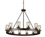 Artcraft - AC10002 - 12 Light Chandelier - Menlo Park - Oil Rubbed Bronze