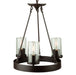 Artcraft - AC10003 - Three Light Chandelier - Menlo Park - Oil Rubbed Bronze