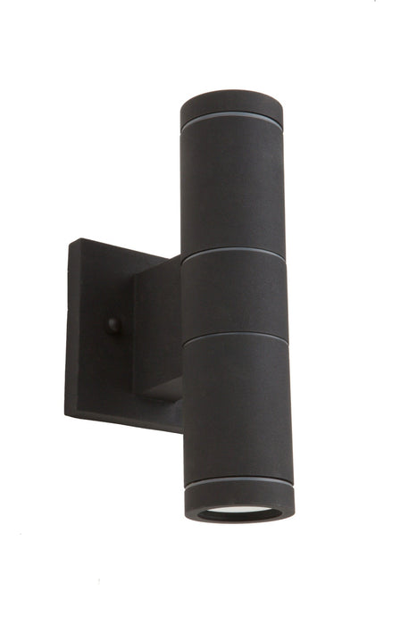 Artcraft - AC8002BK - Two Light Outdoor Wall Mount - Nuevo - Black