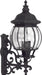 Artcraft - AC8490BK - Four Light Outdoor Wall Mount - Classico - Black