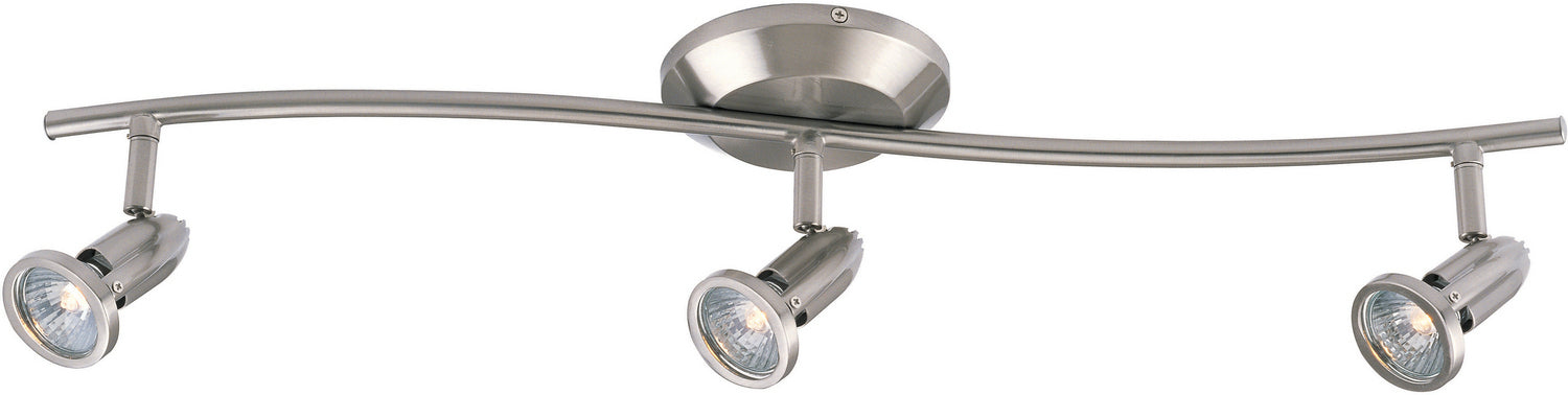 ET2 - E30003-10SN - Three Light Flush Mount - Agron - Satin Nickel