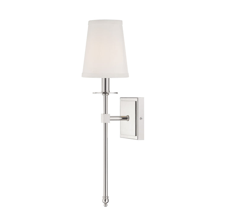 Savoy House - 9-302-1-109 - One Light Wall Sconce - Monroe - Polished Nickel