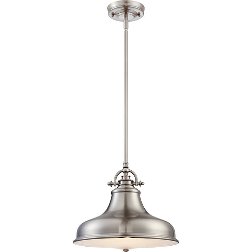 Quoizel - ER1814BN - One Light Pendant - Emery - Brushed Nickel