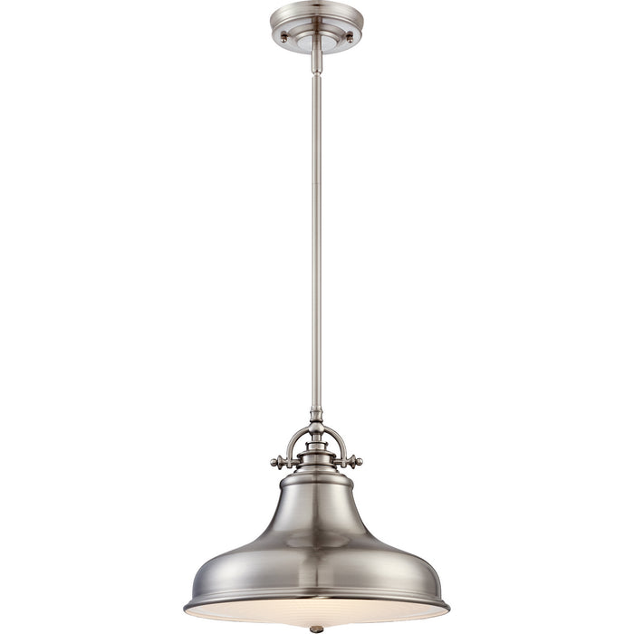 Quoizel - ER1814BN - One Light Pendant - Emery - Brushed Nickel