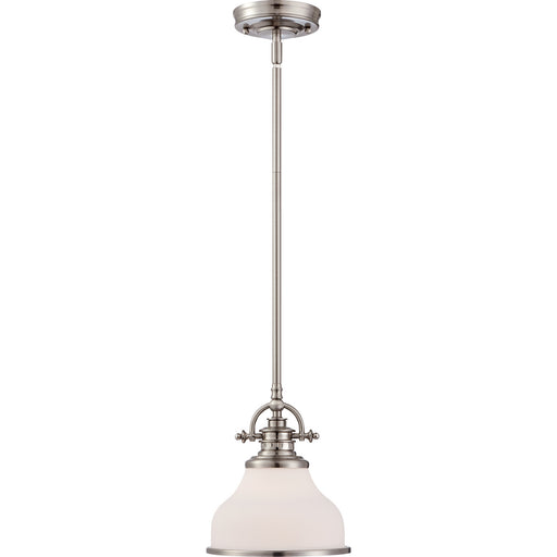 Quoizel - GRT1508BN - One Light Mini Pendant - Grant - Brushed Nickel