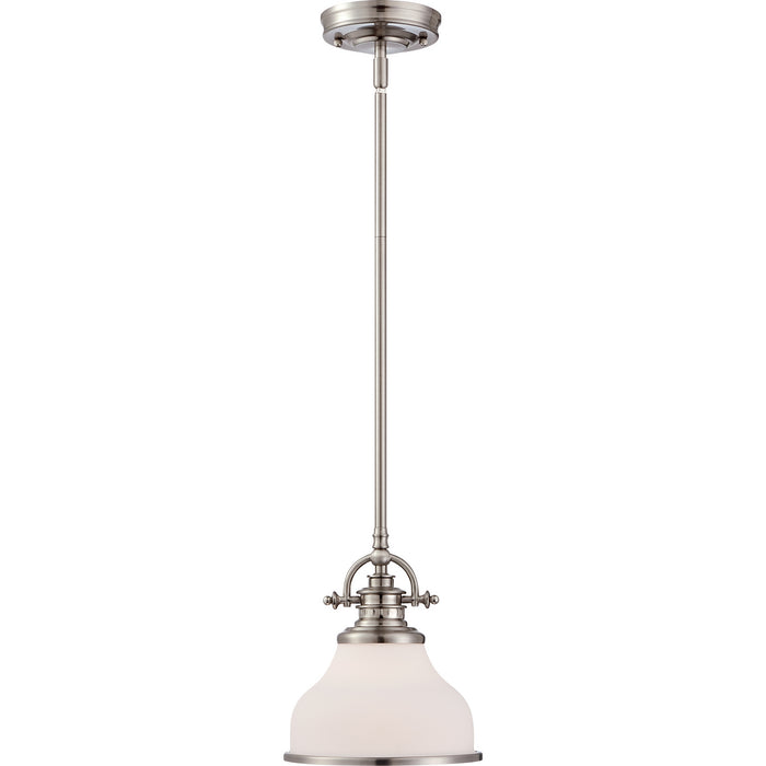 Quoizel - GRT1508BN - One Light Mini Pendant - Grant - Brushed Nickel