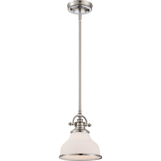 Quoizel - GRT1508BN - One Light Mini Pendant - Grant - Brushed Nickel