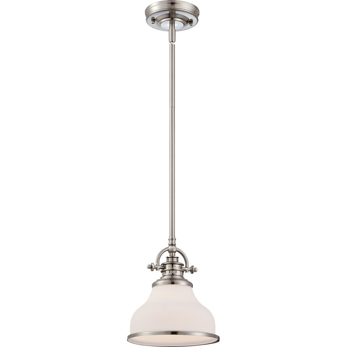 Quoizel - GRT1508BN - One Light Mini Pendant - Grant - Brushed Nickel