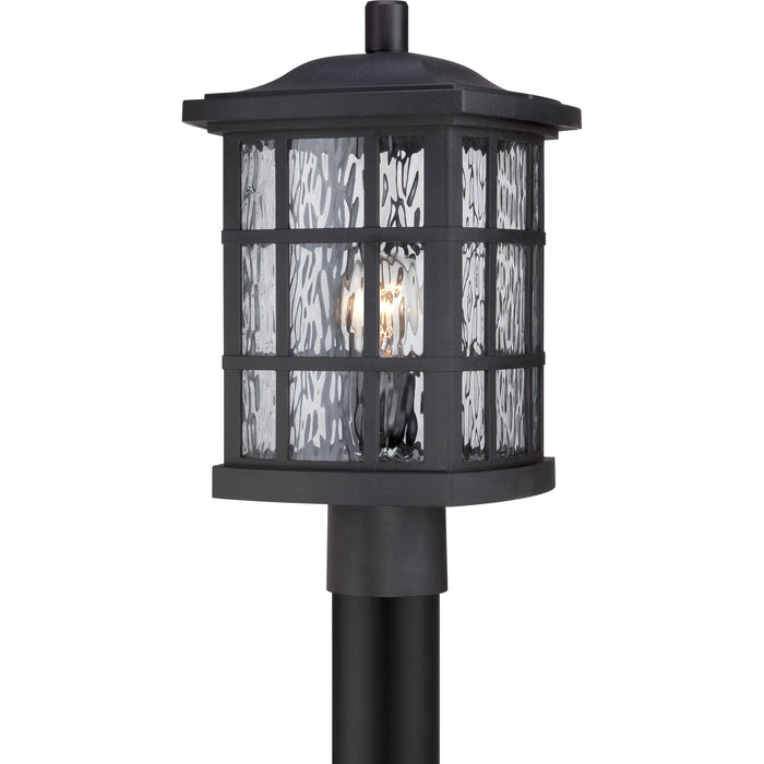 Quoizel - SNN9009K - One Light Outdoor Post Mount - Stonington - Mystic Black