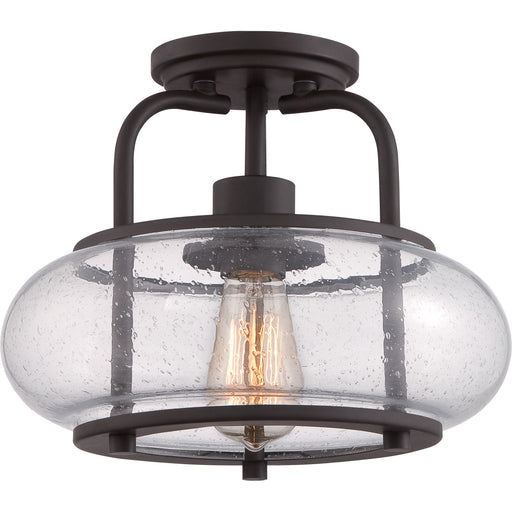 Quoizel - TRG1712OZ - One Light Semi Flush Mount - Trilogy - Old Bronze