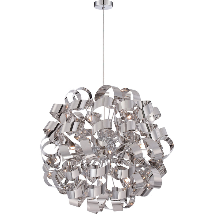 Quoizel - RBN2831C - 12 Light Pendant - Ribbons - Polished Chrome