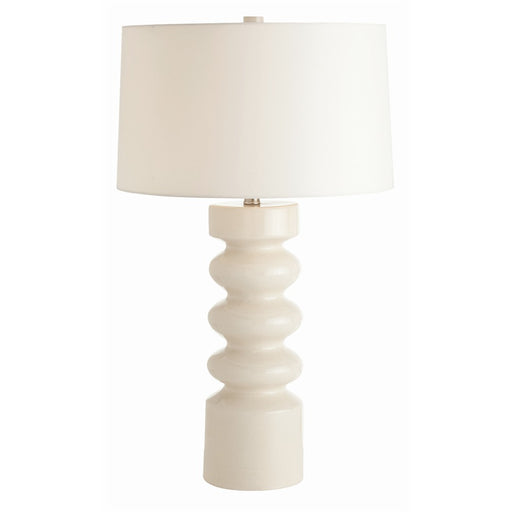 Arteriors - 17540-667 - One Light Table Lamp - Wheaton - White Crackle